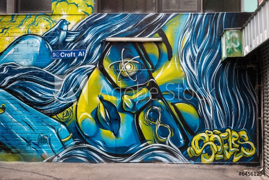 Picture of Graffiti in Croft Alley Melbourne